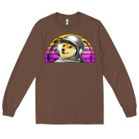 Chestnut dogecoin to the mars Long Sleeve Tee - Jasminsmagicworld