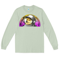 Matcha dogecoin to the mars Long Sleeve Tee - Jasminsmagicworld