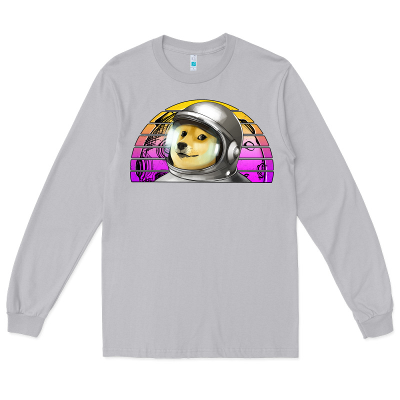 Dogecoin To The Mars Long Sleeve Tee by Jasminsmagicworld | Teevron