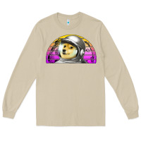 Mushroom dogecoin to the mars Long Sleeve Tee - Jasminsmagicworld