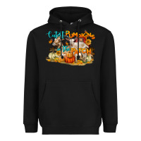 Black Cutest Pumpkin In The Patch Heavyweight Hoodie - LillyAllenDesigns