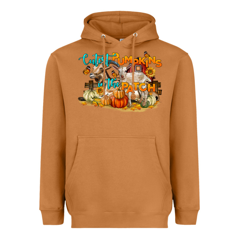 Cutest Pumpkin In The Patch Heavyweight Hoodie by LillyAllenDesigns | Teevron