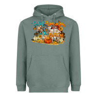 Sage Cutest Pumpkin In The Patch Heavyweight Hoodie - LillyAllenDesigns