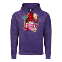 Cloud Purple valentines day teacher gnome Vintage Hoodie - RanaPortraitStore