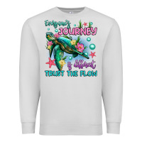 Dove Grey everyone's journey is different trust the flow Premium Sweatshirt - Artiststas