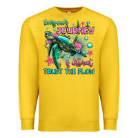 Lemon everyone's journey is different trust the flow Premium Sweatshirt - Artiststas