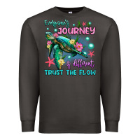Smoke everyone's journey is different trust the flow Premium Sweatshirt - Artiststas