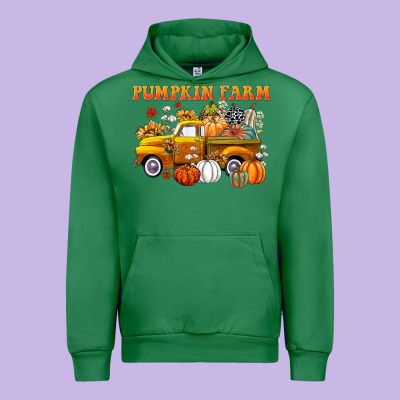 Pumpkin Farm Urban Hoodie Designed By Cowgirlartshop