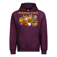 Mauve Wine pumpkin farm Urban Hoodie - CowGirlArtShop