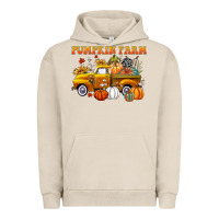 Pigment French Oak pumpkin farm Urban Hoodie - CowGirlArtShop