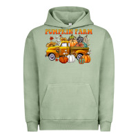 Pigment Oil Green pumpkin farm Urban Hoodie - CowGirlArtShop