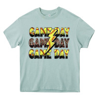 Arona game day game day softball lightning bolt Heavy Core Tee - Zillion Design Studio