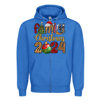 True Royal family christmas 2024 Zipper Hoodie - MaliasSmallBusiness