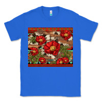True Royal red flower and cactus with cowhide and aztec Classic Tee - Artiststas