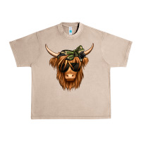 French Oak camouflage long haired cow Urban Heavy Tee - Jasminsmagicworld