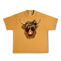 Peanut Butter camouflage long haired cow Urban Heavy Tee - Jasminsmagicworld