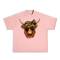 Salmon camouflage long haired cow Urban Heavy Tee - Jasminsmagicworld