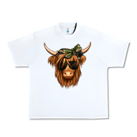 White camouflage long haired cow Urban Heavy Tee - Jasminsmagicworld