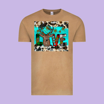Christmas Love Vintage Tee Designed By Jahusdesignshop