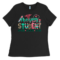Black nursing student no sleep no money no life Ladies Tee - RanaPortraitStore