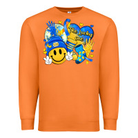 Carrot retro disco ball the lucky few smile face Premium Sweatshirt - Artiststas