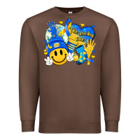 Chestnut retro disco ball the lucky few smile face Premium Sweatshirt - Artiststas
