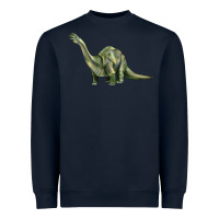 Navy dinosaur brontosaurus Heavyweight Sweatshirt - Artiststas