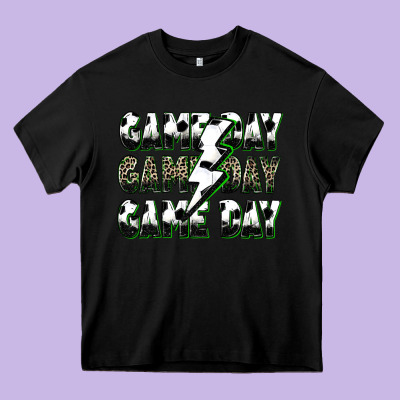 Game Day Game Day Soccer Lightning Bolt Heavy Core Tee Designed By Zillion Design Studio