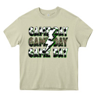 Mossy game day game day soccer lightning bolt Heavy Core Tee - Zillion Design Studio