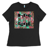 Black nurse Ladies Tee - RanaPortraitStore