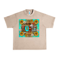 French Oak sunflower and daisy nurse tumbler Urban Heavy Tee - BundleAndBundleShop