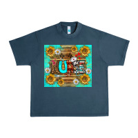 Midnight Navy sunflower and daisy nurse tumbler Urban Heavy Tee - BundleAndBundleShop