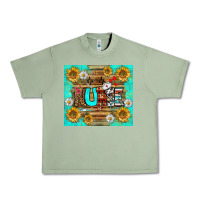 Oil Green sunflower and daisy nurse tumbler Urban Heavy Tee - BundleAndBundleShop