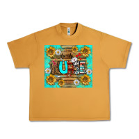 Peanut Butter sunflower and daisy nurse tumbler Urban Heavy Tee - BundleAndBundleShop