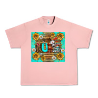 Salmon sunflower and daisy nurse tumbler Urban Heavy Tee - BundleAndBundleShop