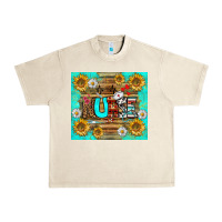 Sandshell sunflower and daisy nurse tumbler Urban Heavy Tee - BundleAndBundleShop