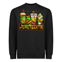 Black juneteenth afro coffee cups Heavyweight Sweatshirt - Jasminsmagicworld