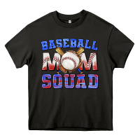 Asphalt baseball mom squad Heavy Core Tee - texasbilliewilder