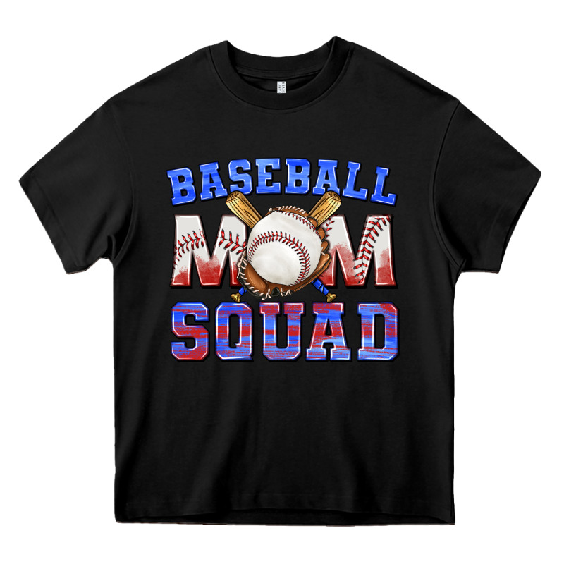 Baseball Mom Squad Heavy Core Tee by texasbilliewilder | Teevron