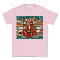 Bubblegum Pink longhorn with gemstone Classic Tee - Artiststas