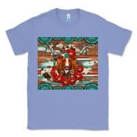 Colony Blue longhorn with gemstone Classic Tee - Artiststas