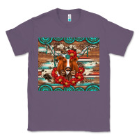 Lavender longhorn with gemstone Classic Tee - Artiststas