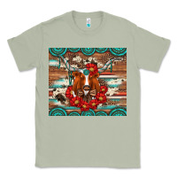 Matcha longhorn with gemstone Classic Tee - Artiststas