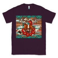 Plum longhorn with gemstone Classic Tee - Artiststas