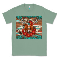 Sage longhorn with gemstone Classic Tee - Artiststas