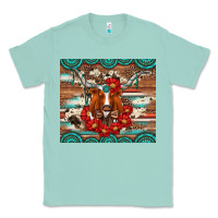 Seafoam longhorn with gemstone Classic Tee - Artiststas