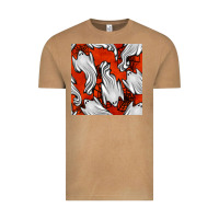 Vintage Camel flying ghosts seamless pattern Vintage Tee - BundleAndBundleShop