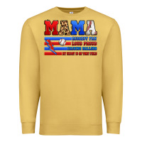 Antique Gold baseball mama Premium Sweatshirt - Artiststas