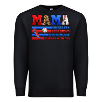 Black baseball mama Premium Sweatshirt - Artiststas