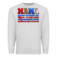 Dove Grey baseball mama Premium Sweatshirt - Artiststas